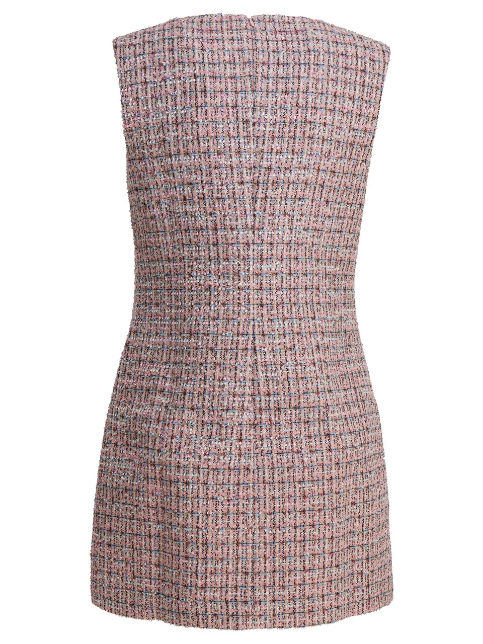 Self-Portrait Short boucle dress Roze