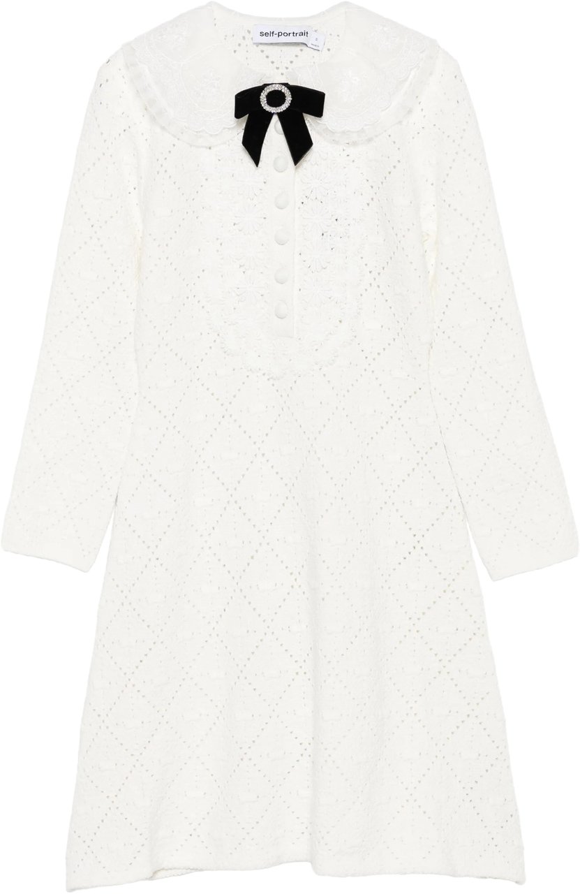 Self-Portrait Dresses White Wit