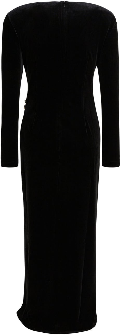 Self-Portrait Embellished midi dress Zwart