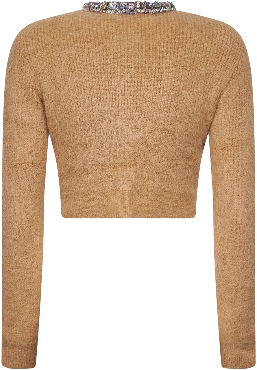 Self-Portrait Sweaters Brown Bruin