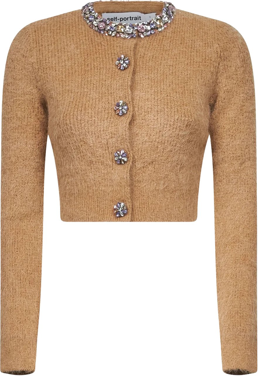 Self-Portrait Sweaters Brown Bruin