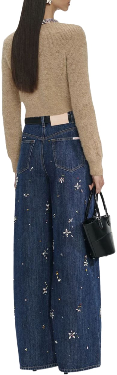 Self-Portrait Sweaters Marrone Chiaro Bruin