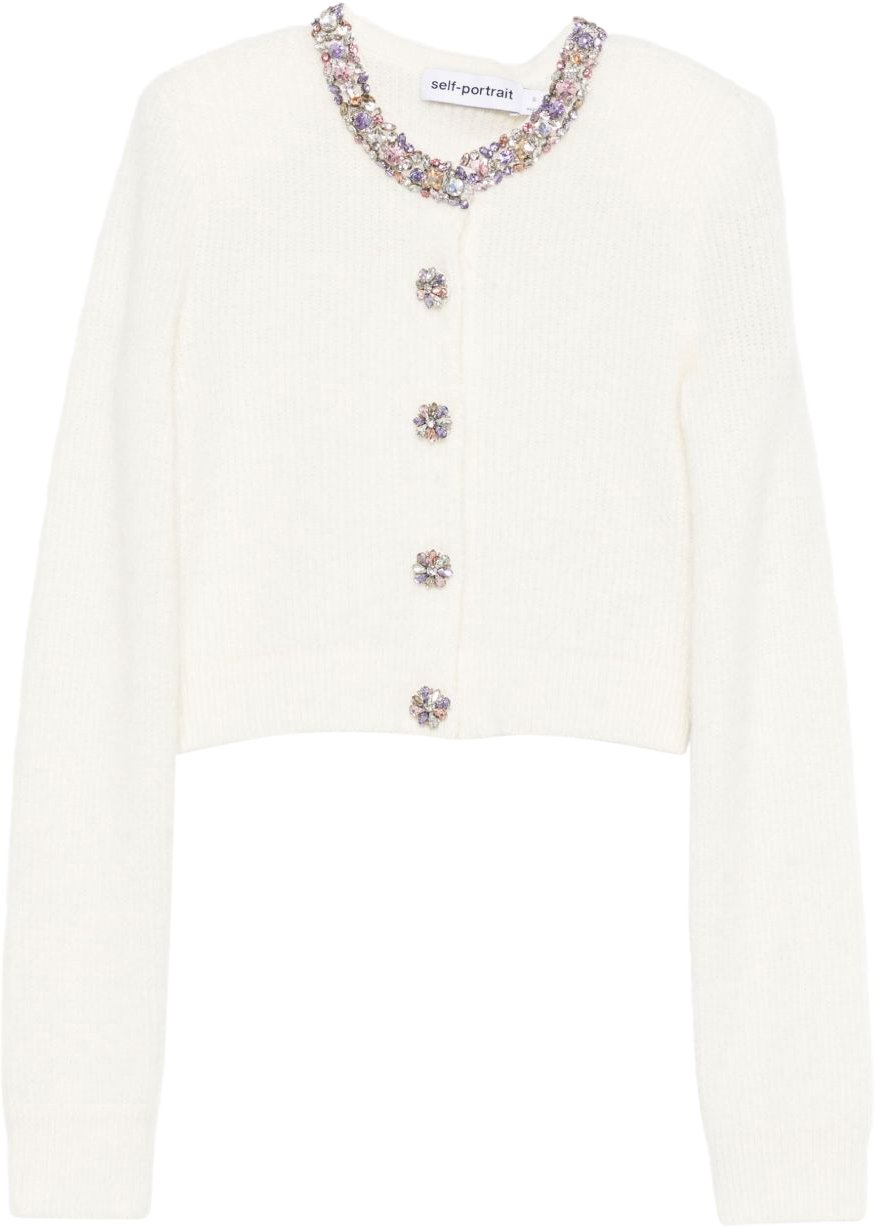 Self-Portrait Sweaters Beige Beige
