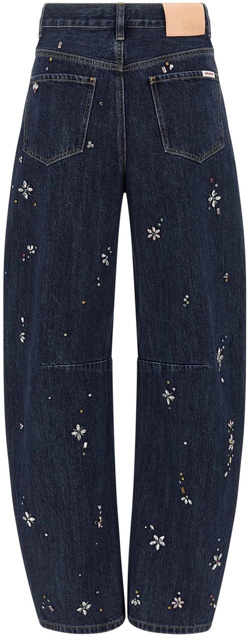 Self-Portrait Jeans Blue Blauw