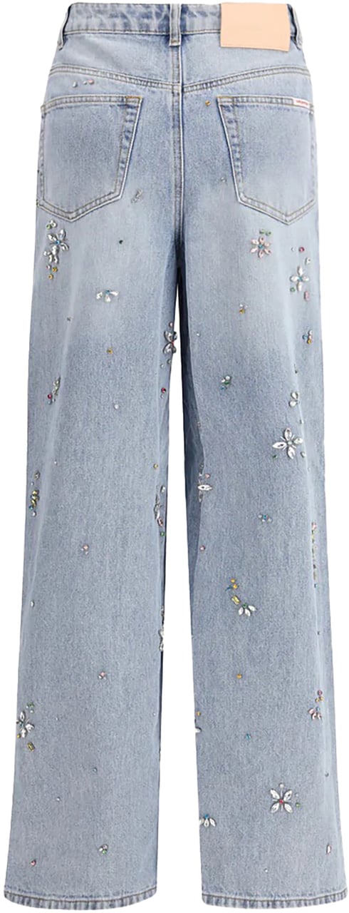 Self-Portrait Jeans Blue Blauw