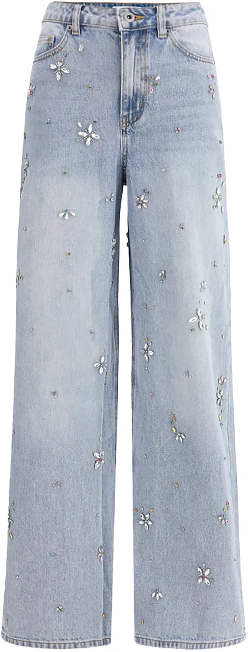 Self-Portrait Jeans Blue Blauw