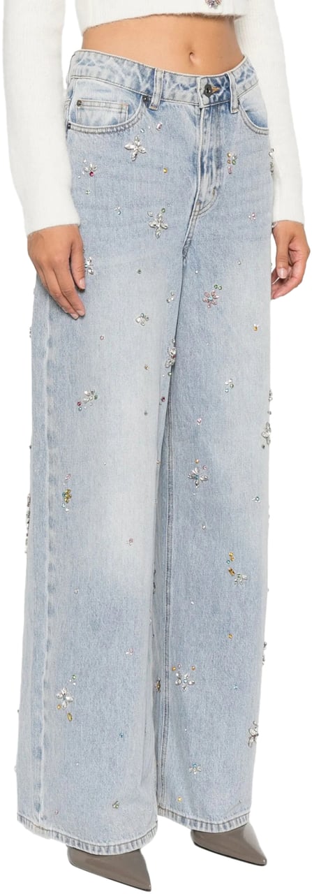 Self-Portrait Jeans Blue Blauw
