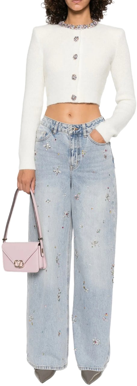 Self-Portrait Jeans Blue Blauw