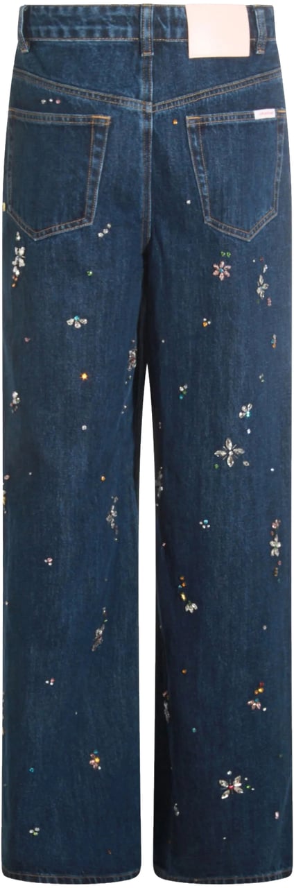 Self-Portrait Jeans Blue Blauw