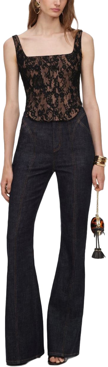 Self-Portrait Top Black Zwart