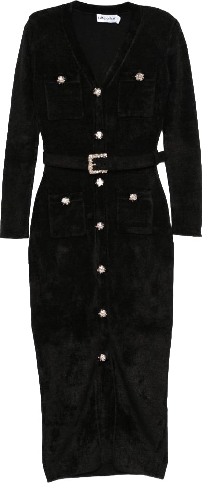 Self-Portrait Dresses Black Zwart