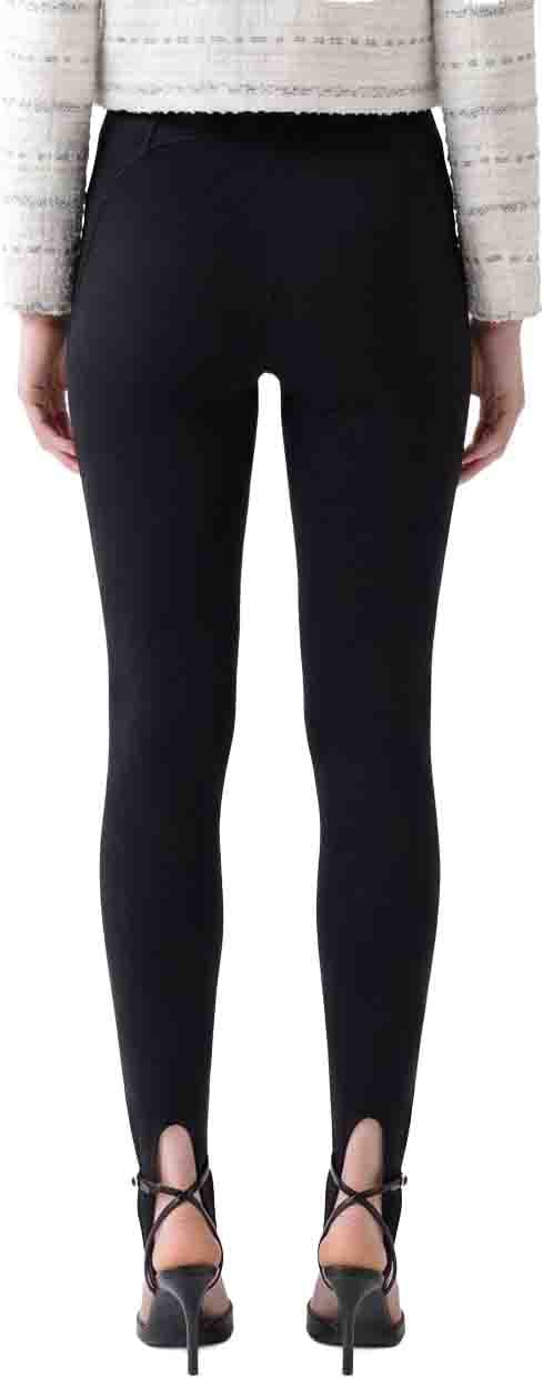 Self-Portrait Trousers Black Zwart