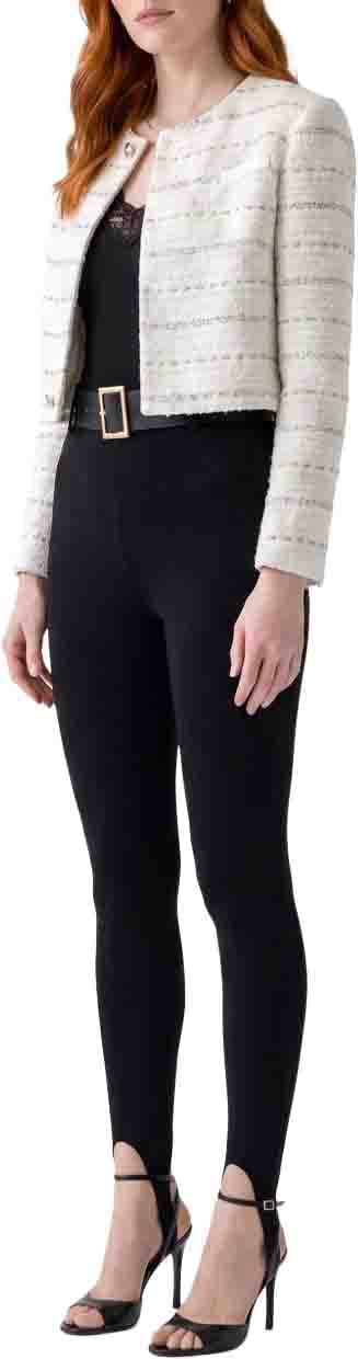 Self-Portrait Trousers Black Zwart