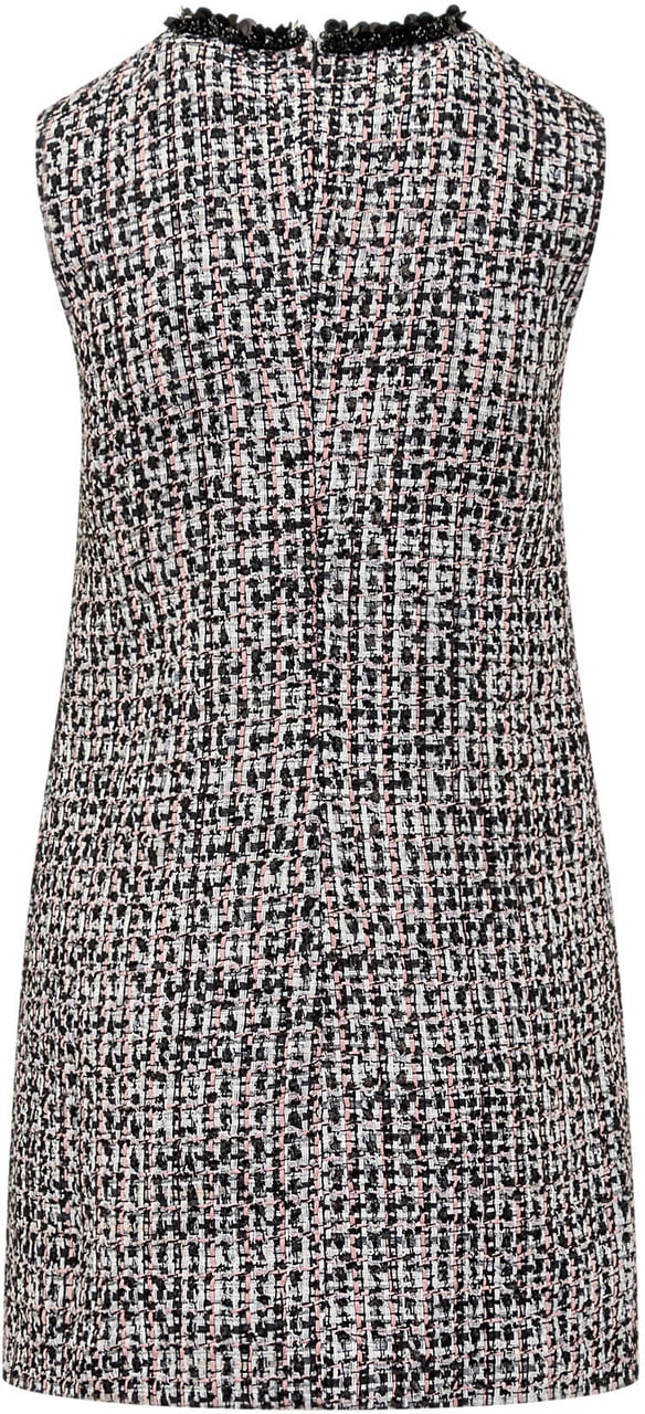 Self-Portrait Abito Mini Boucle Zwart