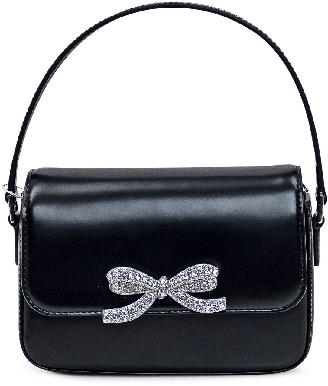 Self-Portrait Borsa a Mano Black in Pelle Zwart