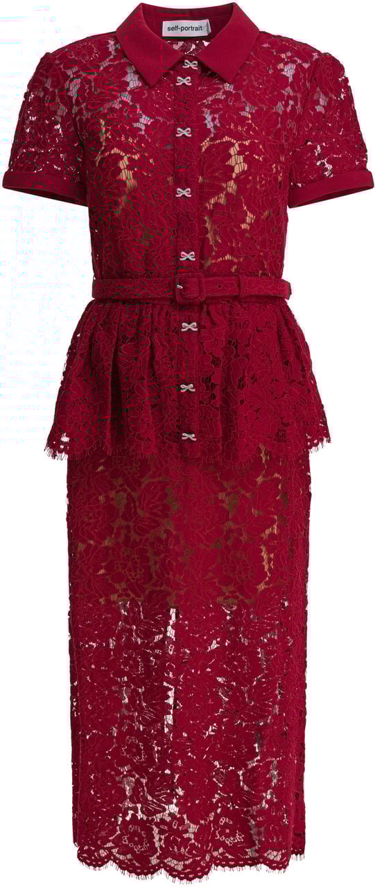 Self-Portrait Dresses Rood