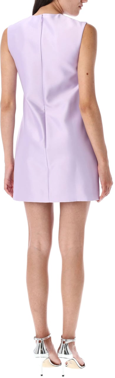 Self-Portrait Taffeta mini dress Paars
