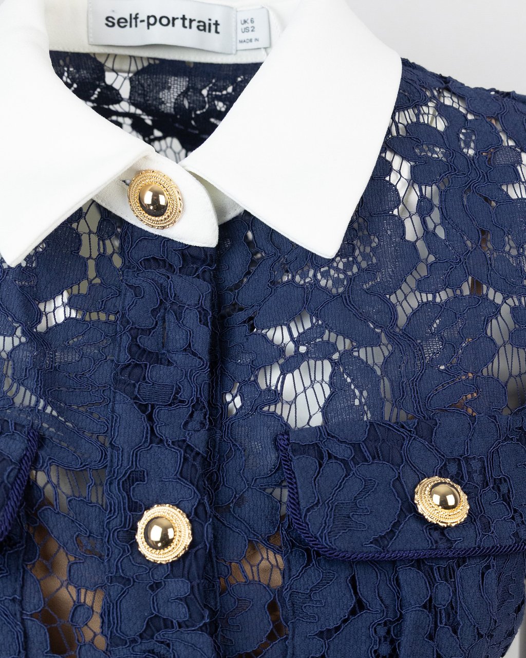 Self-Portrait Dresses Blue Blauw