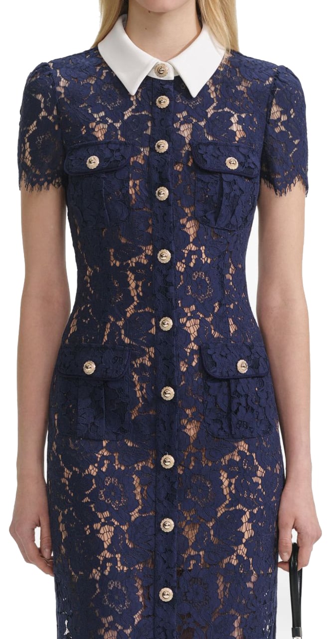 Self-Portrait Dresses Blue Blauw