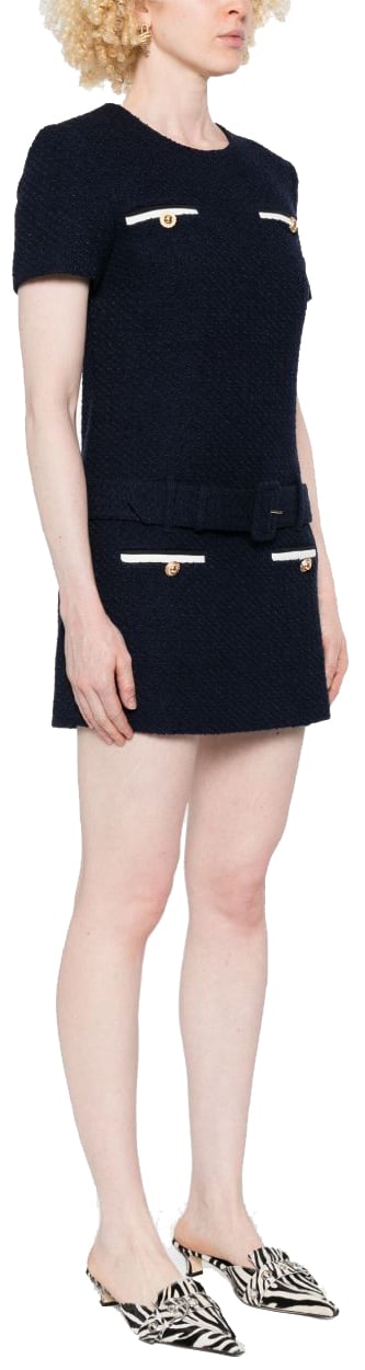 Self-Portrait Dresses Blue Blauw