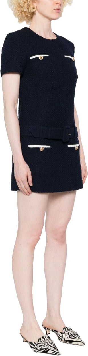 Self-Portrait Dresses Blue Navy