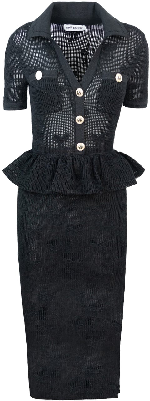 Self-Portrait Dresses Black Zwart