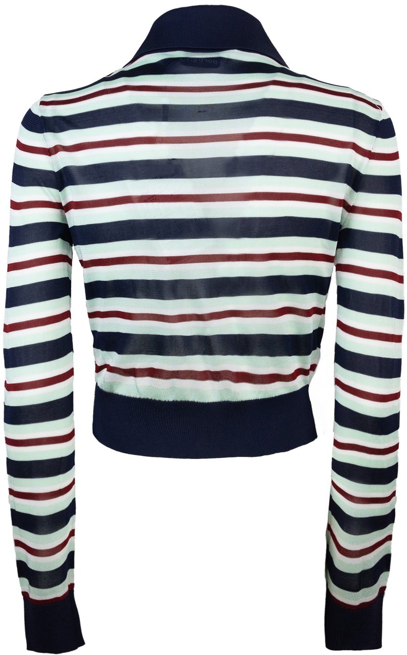 Self-Portrait Top Blue Blauw
