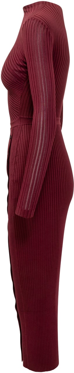 Self-Portrait Abito Midi Self-Portrait Rood
