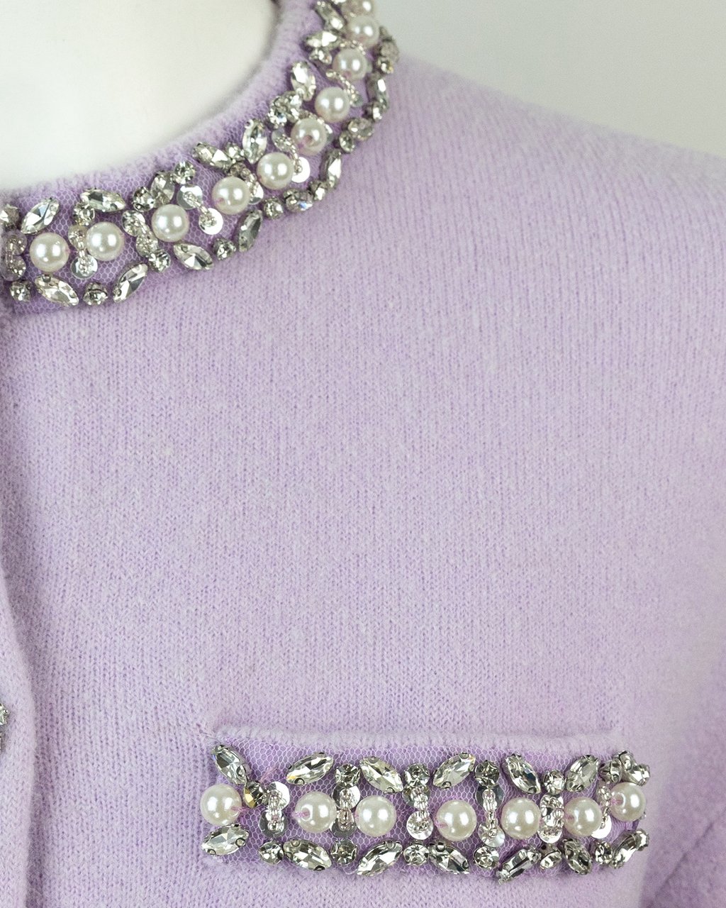 Self-Portrait Sweaters Purple Paars