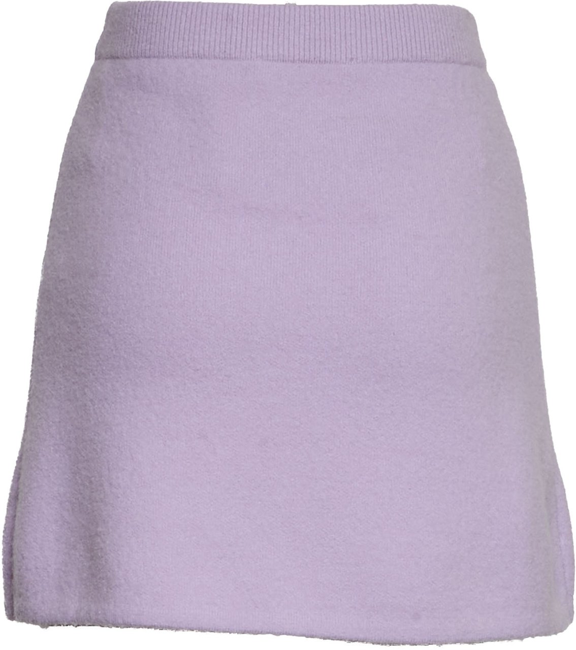 Self-Portrait Lilac Crystal Trim Knit Skirt Paars