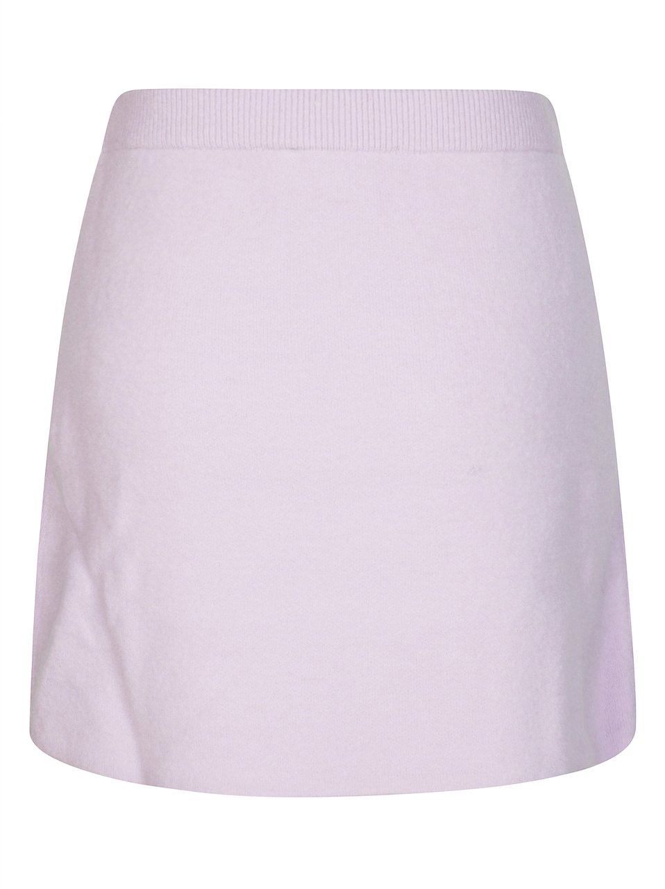 Self-Portrait Crystal-Embellished Pastel Lavender Mini Skirt Wit