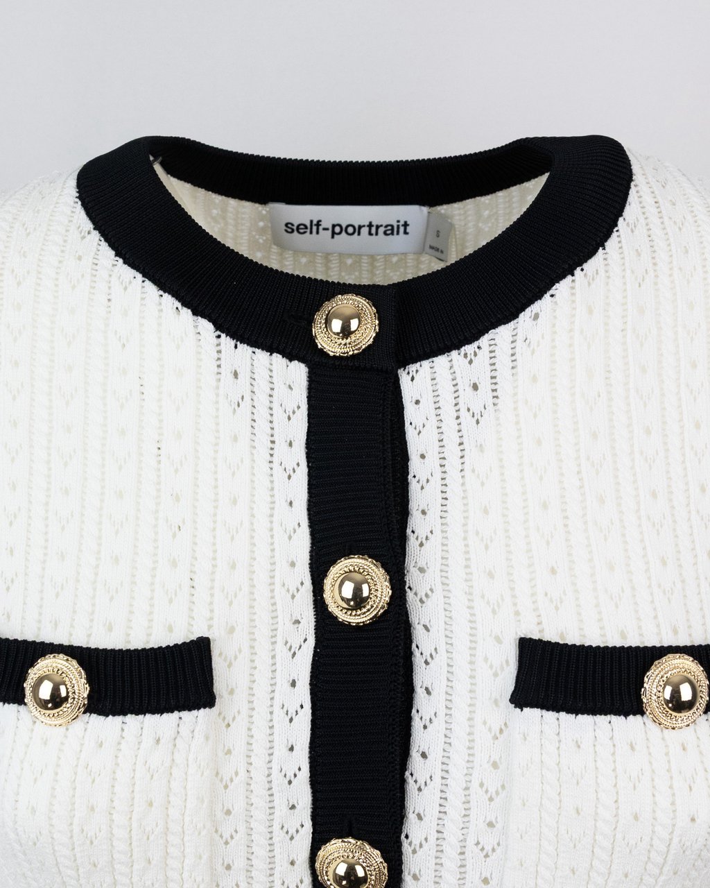 Self-Portrait Dresses White Wit