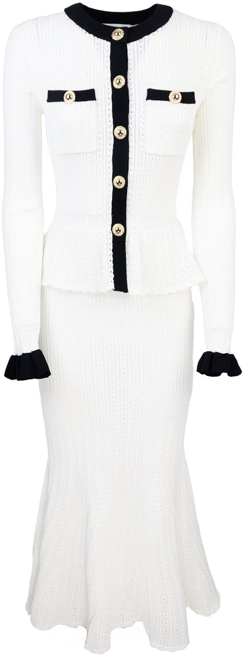 Self-Portrait Dresses White Wit