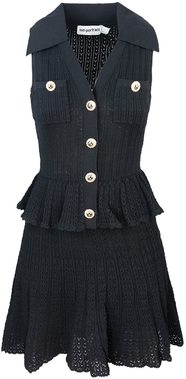 Self-Portrait Dresses Black Zwart