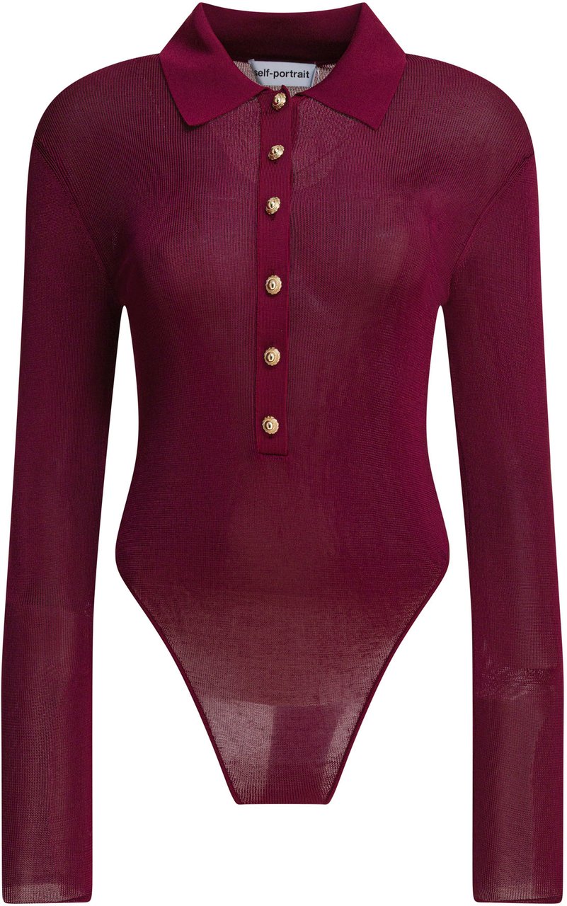 Self-Portrait Tops Rood