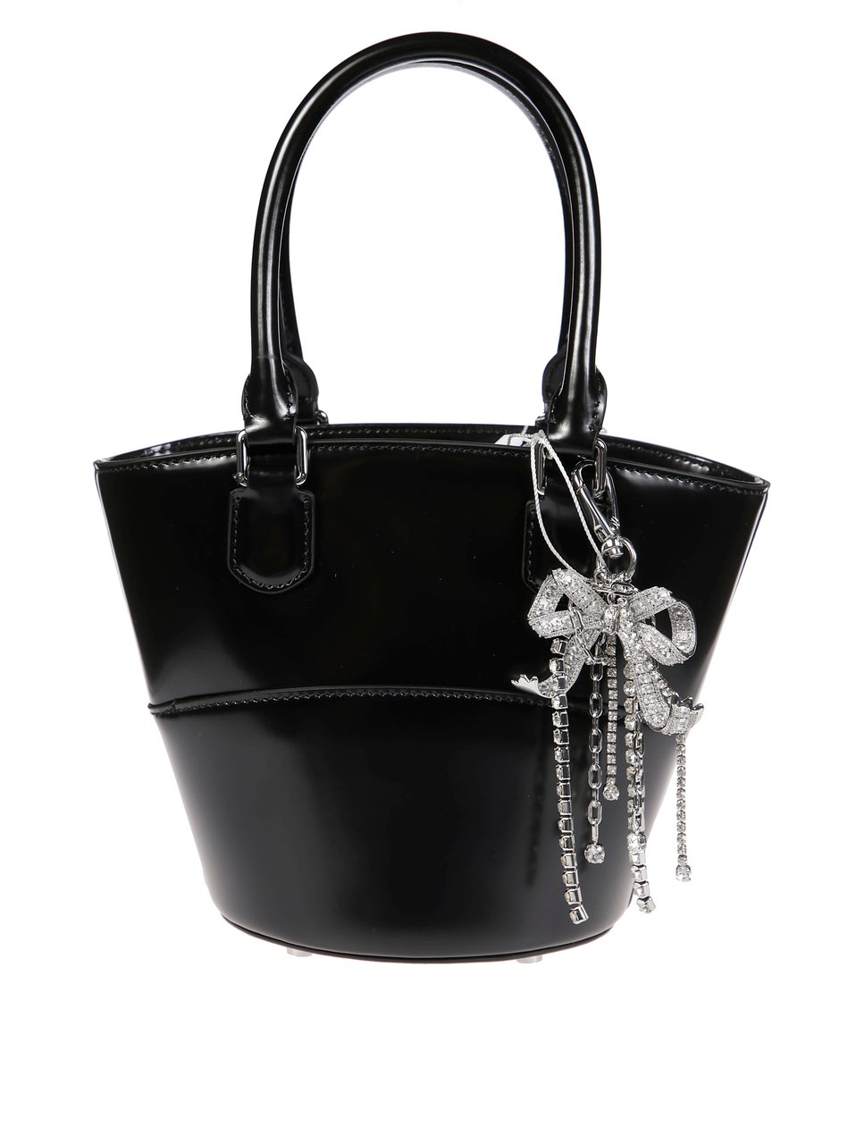 Self-Portrait Charm Tote Bag Zwart