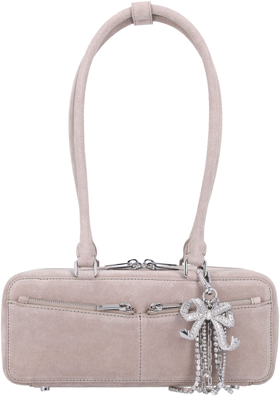 Self-Portrait Shoulder bag with charm Grijs