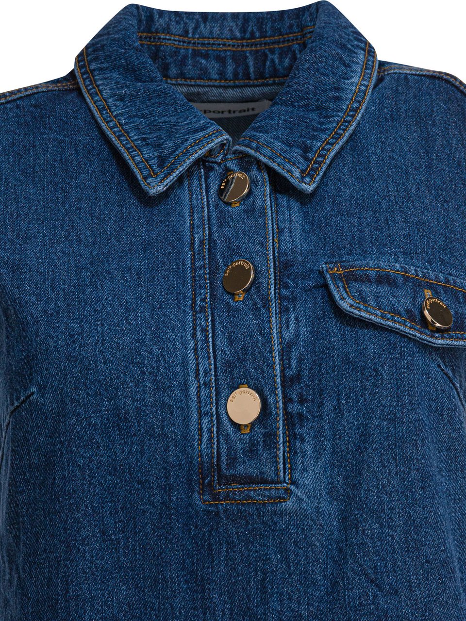 Self-Portrait Dresses Blauw