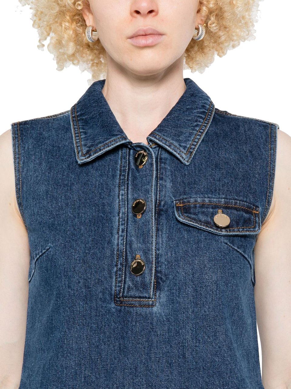 Self-Portrait Dresses Blue Blauw