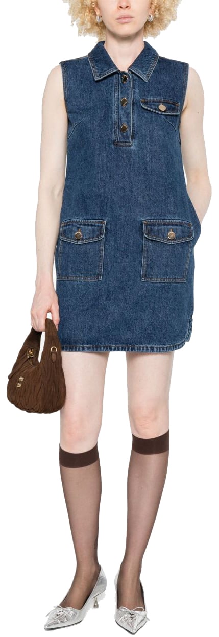 Self-Portrait Dresses Blue Blauw
