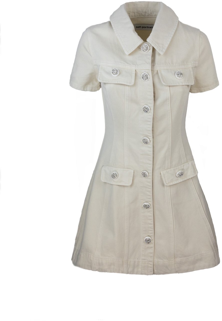 Self-Portrait Dresses White Wit
