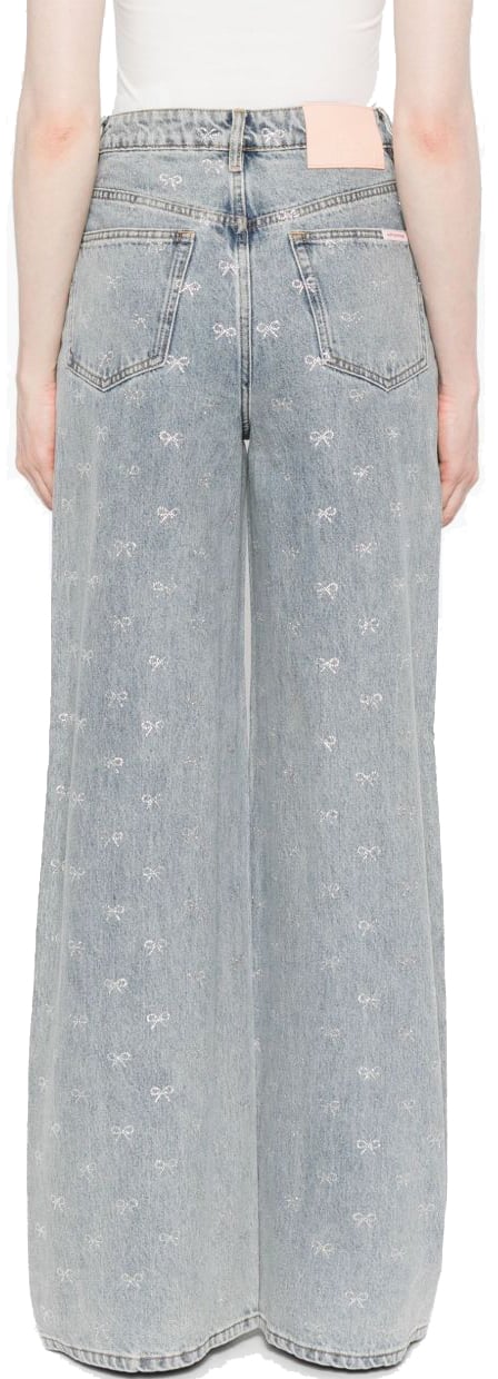 Self-Portrait Jeans Clear Blue Blauw
