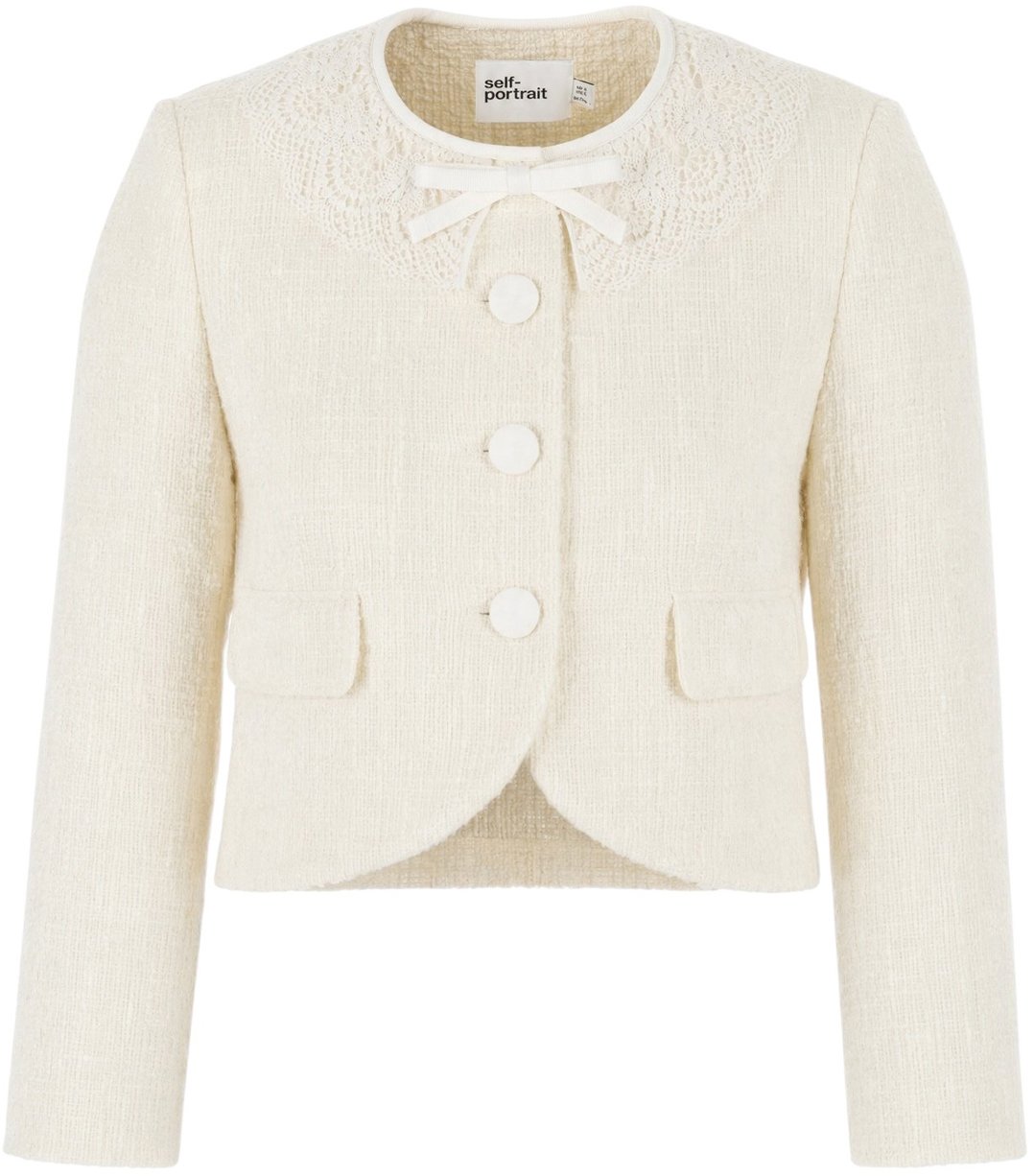 Self-Portrait Self Portrait White lace jacket Wit