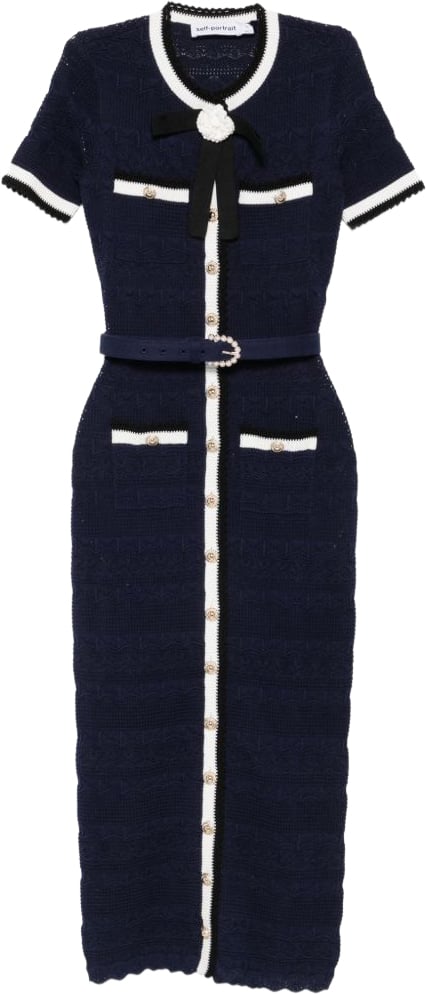 Self-Portrait Dresses Blu Navy Navy