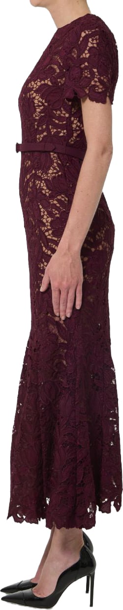 Self-Portrait Dresses Bordeaux Maroon