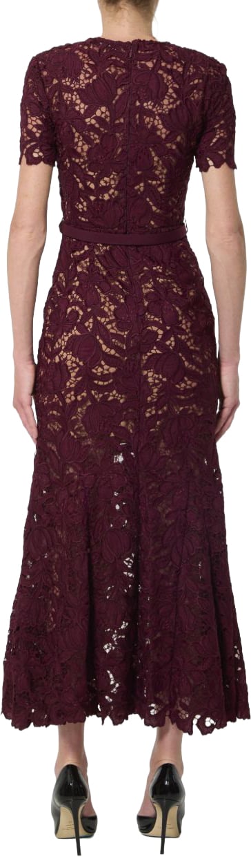 Self-Portrait Dresses Bordeaux Maroon