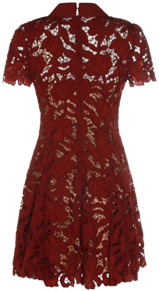 Self-Portrait Dresses Bordeaux Maroon
