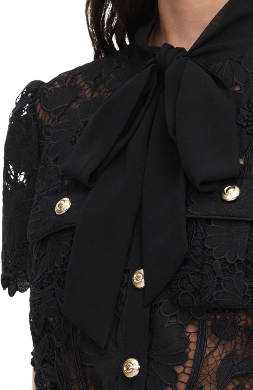 Self-Portrait Top Black Zwart