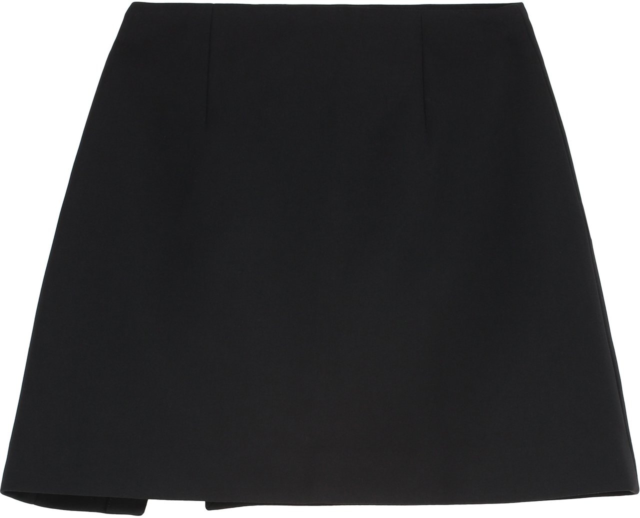Self-Portrait Crepe mini skirt Zwart