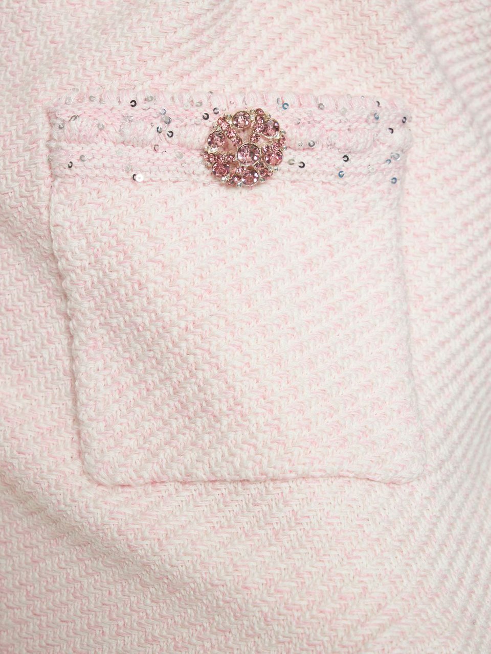 Self-Portrait Short pink skirt with pockets Roze